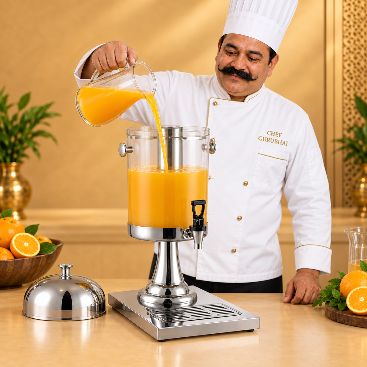 Gurubhai Equipments 8 Litre Stainless Steel Juice Dispenser – How to Use