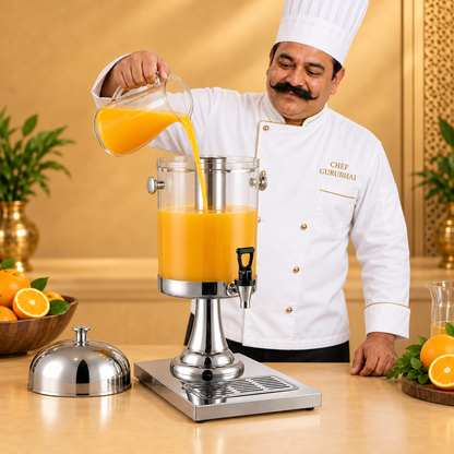 Gurubhai Equipments 8 Litre Stainless Steel Juice Dispenser – How to Use