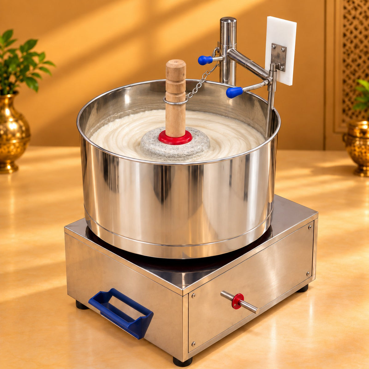 Gurubhai Equipments Wet Grinder 10 Ltr – In Use