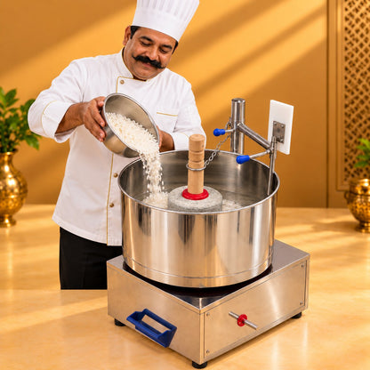Gurubhai Equipments Wet Grinder 10 Ltr – Chef Gurubhai Demo