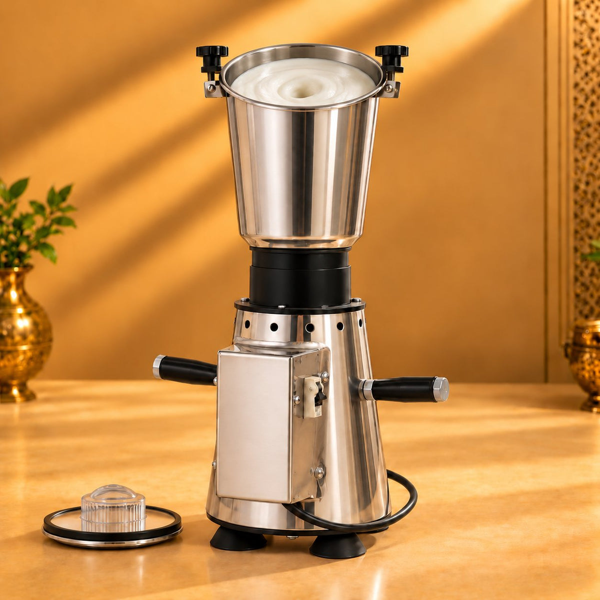 Gurubhai Equipments Stainless Steel Mixer 3 Ltr – In Use