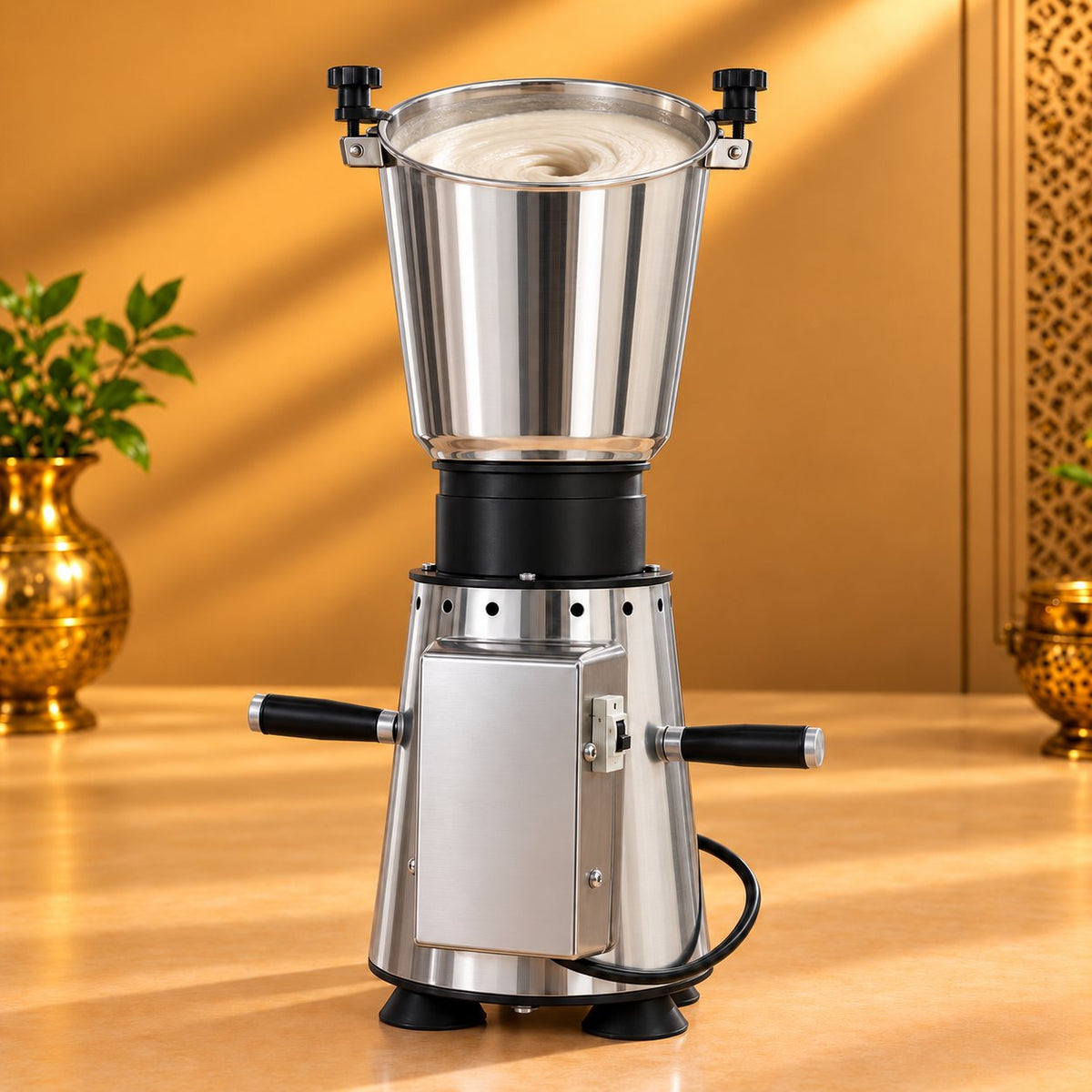 Gurubhai Equipments Stainless Steel Mixer 5 Ltr – In Use