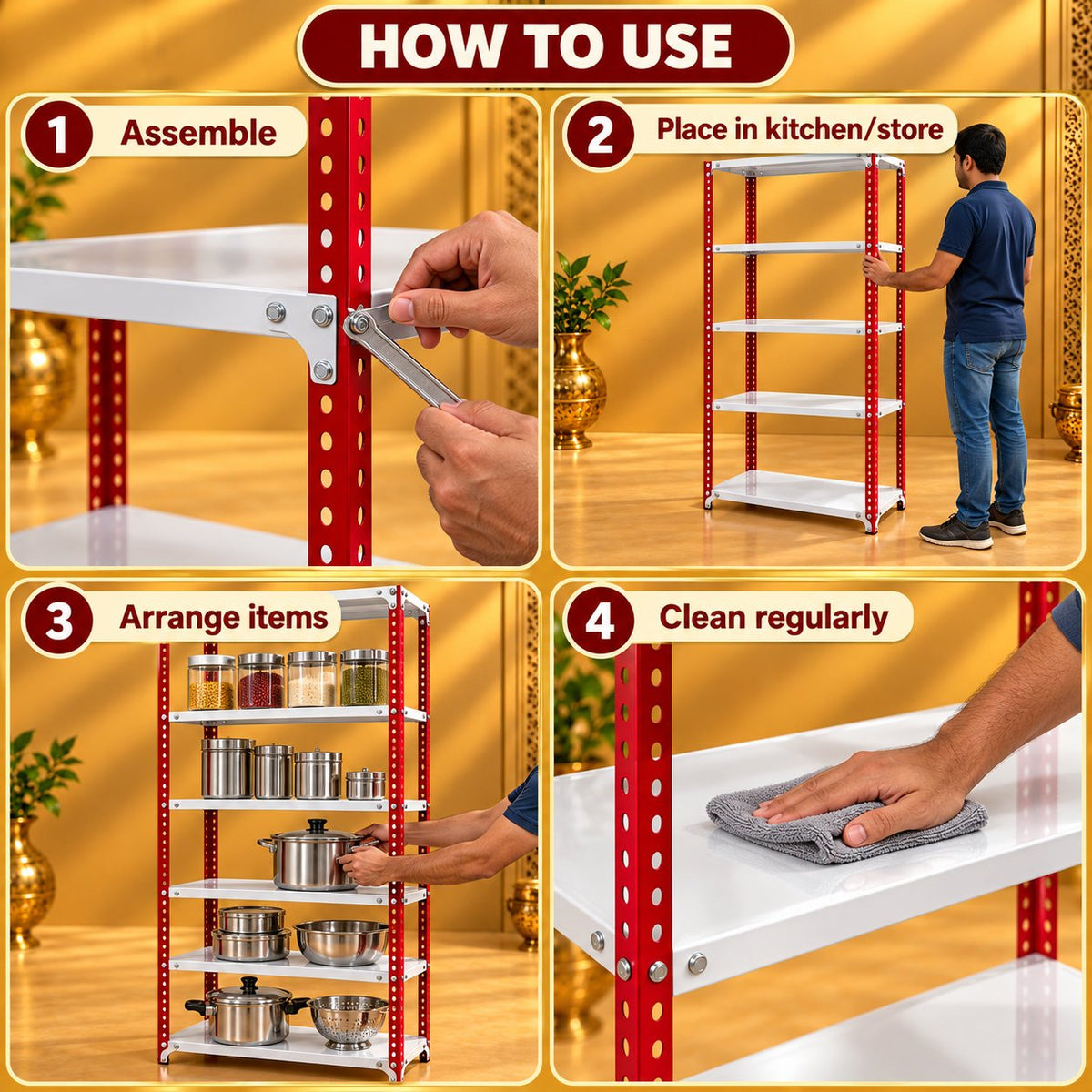 Gurubhai Equipments MS Rack – How to Use