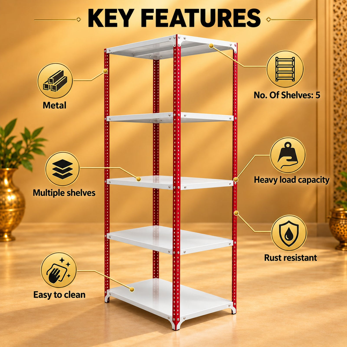 Gurubhai Equipments MS Rack – Key Features