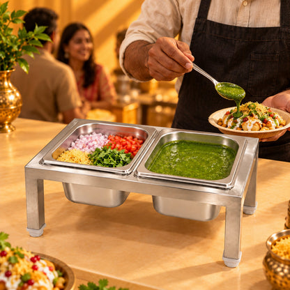 Gurubhai Equipments 2 GN Pans Stand – Real-Life Use