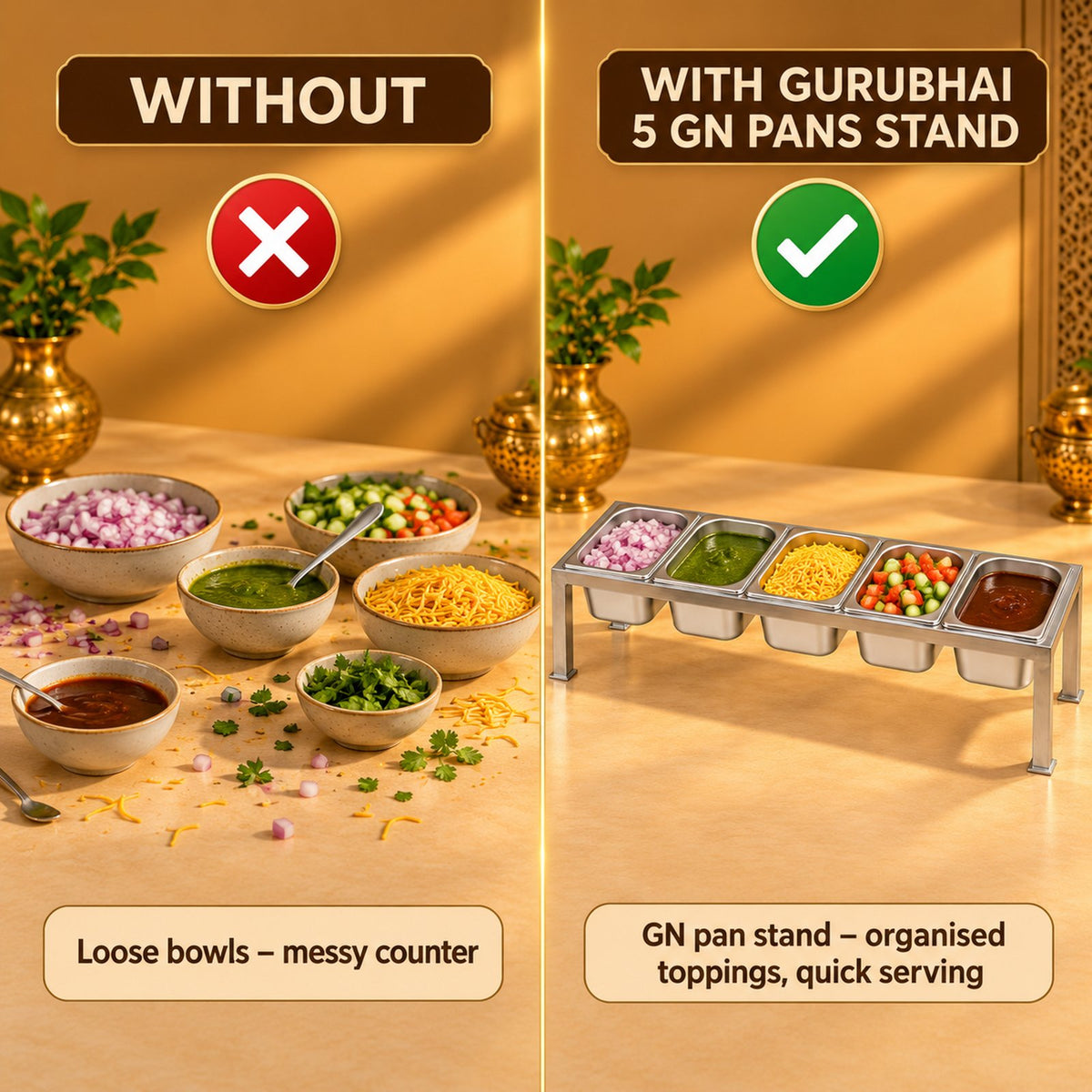 Gurubhai Equipments 5 GN Pans Stand – Why Choose It