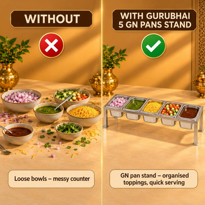 Gurubhai Equipments 5 GN Pans Stand – Why Choose It