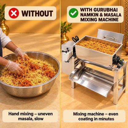 Gurubhai Equipments Namkin & Masala Mixing Machine – Why Choose It