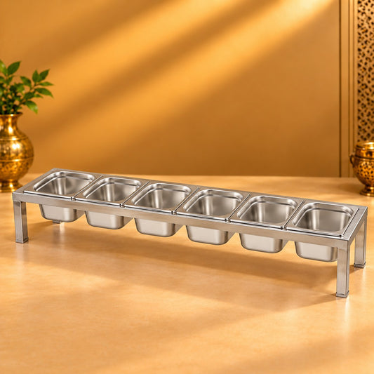 Gurubhai Equipments 6 GN Pans Stand – Hero View