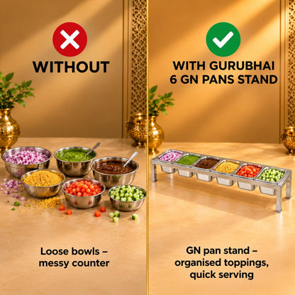 Gurubhai Equipments 6 GN Pans Stand – Why Choose It
