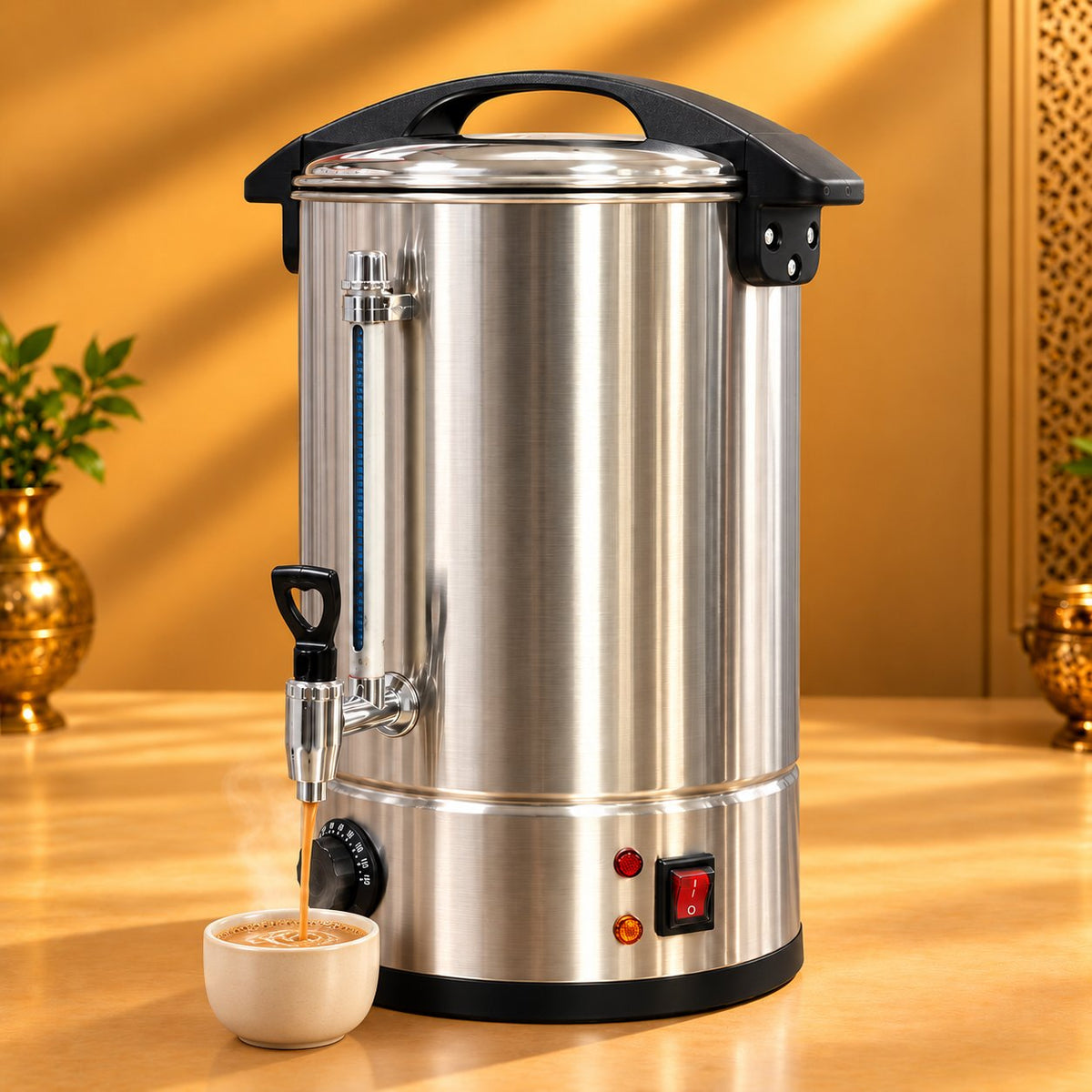 Gurubhai Equipments Electric Dispenser 12 Ltr – In Use