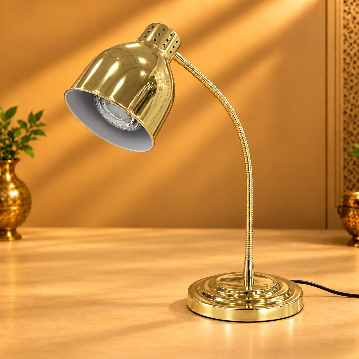 Gurubhai Equipments Food Heat Lamp - Gold – Hero View