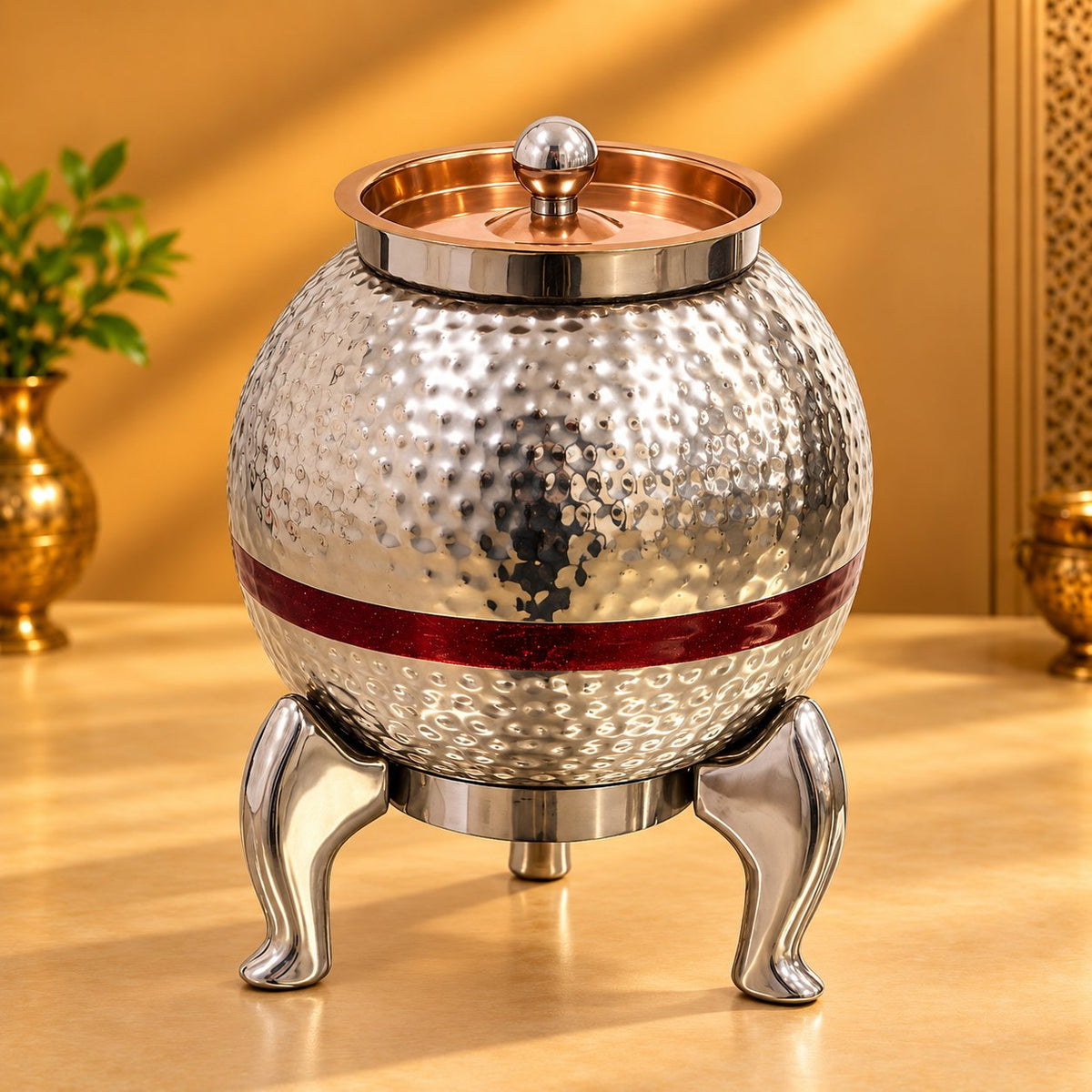 Gurubhai Equipments Single Matka - Silver – Hero View