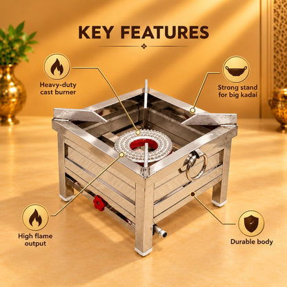 Gurubhai Equipments Jalebi Burner – Key Features