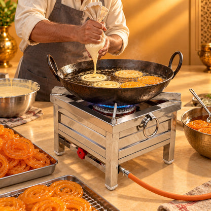 Gurubhai Equipments Jalebi Burner – Real-Life Use