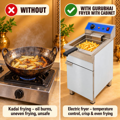Gurubhai Equipments Fryer With Cabinet – Why Choose It