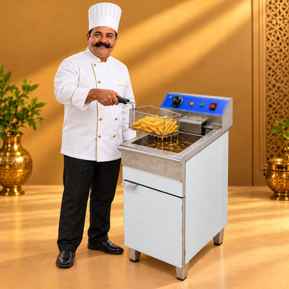 Gurubhai Equipments Fryer With Cabinet – Chef Gurubhai Demo