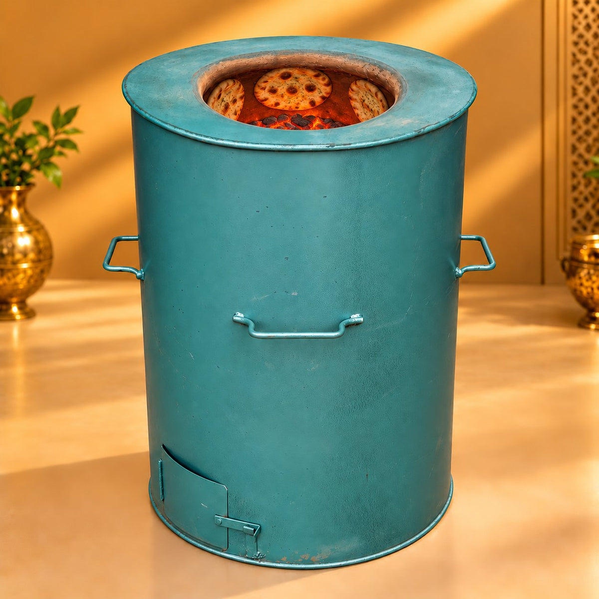 Gurubhai Equipments Drum Tandoor – In Use