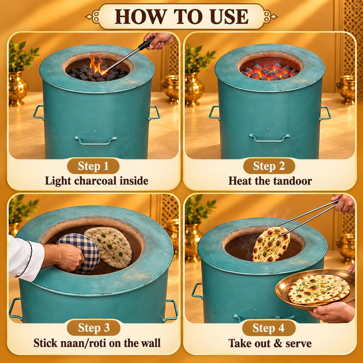 Gurubhai Equipments Drum Tandoor – How to Use