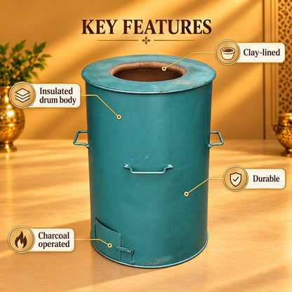 Gurubhai Equipments Drum Tandoor – Key Features