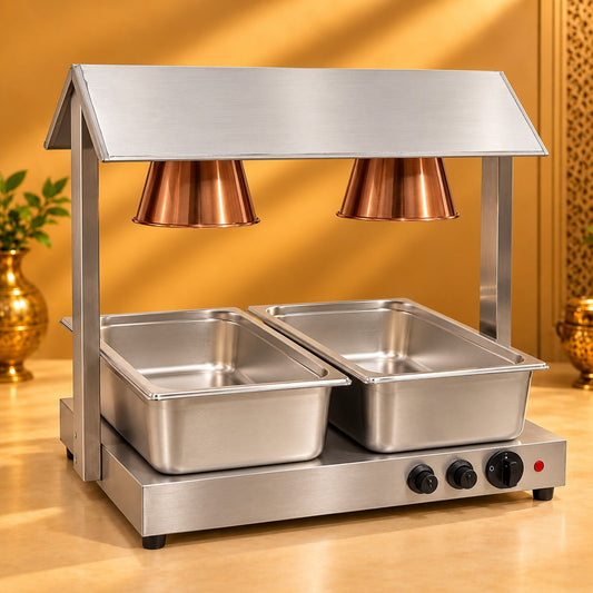 Gurubhai Equipments Double GN Pan Warmer – Hero View