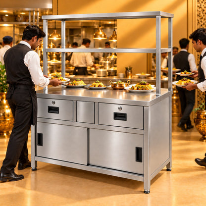 Gurubhai Equipments Pickup Counter With Drawers 36 × 24 – Real-Life Use