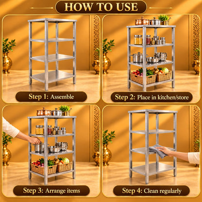 Gurubhai Equipments Vegetable Crate Rack – How to Use