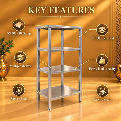 Gurubhai Equipments Vegetable Crate Rack – Key Features