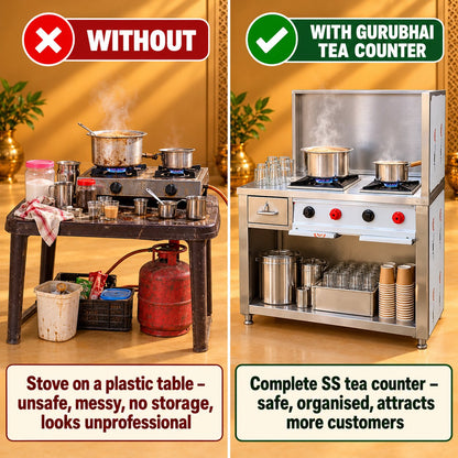 Gurubhai Equipments Tea Counter – Why Choose It
