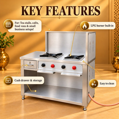 Gurubhai Equipments Tea Counter – Key Features