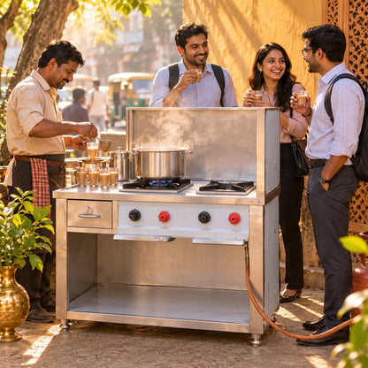 Gurubhai Equipments Tea Counter – Real-Life Use