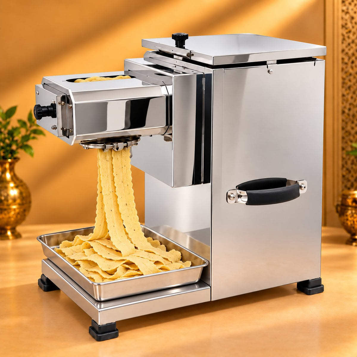 Gurubhai Equipments Fafda Machine – In Use