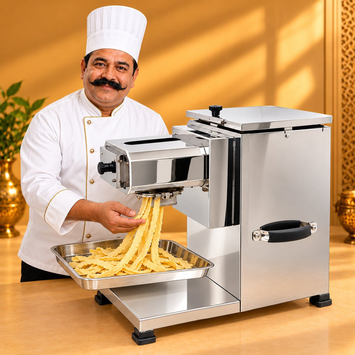 Gurubhai Equipments Fafda Machine – Chef Gurubhai Demo