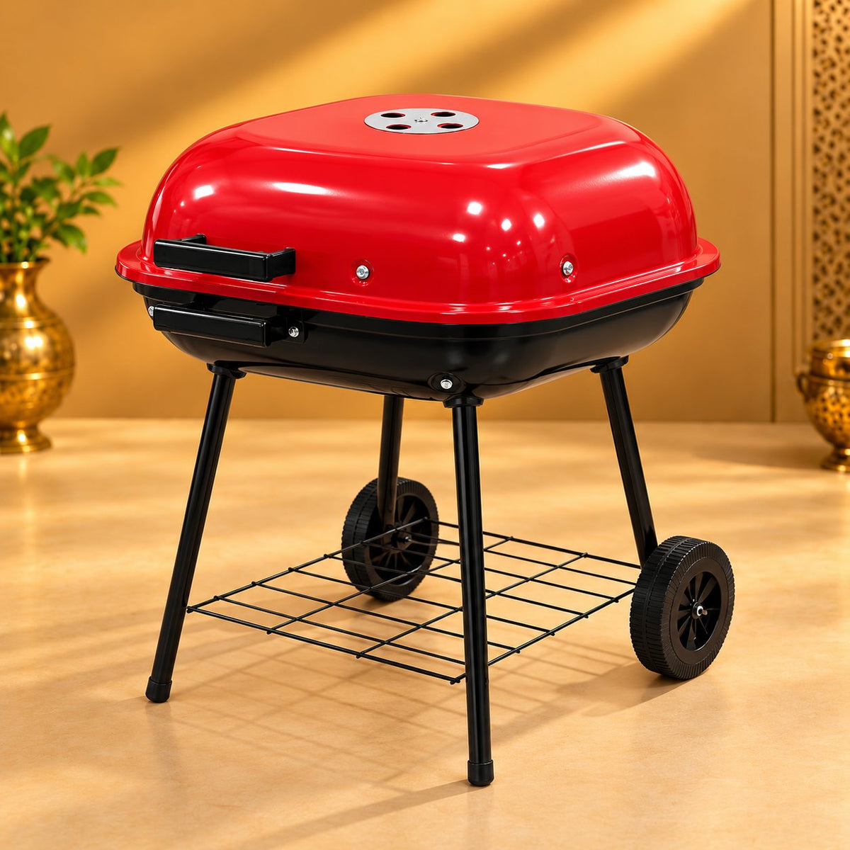 Gurubhai Equipments Portable Charcoal BBQ – Hero View