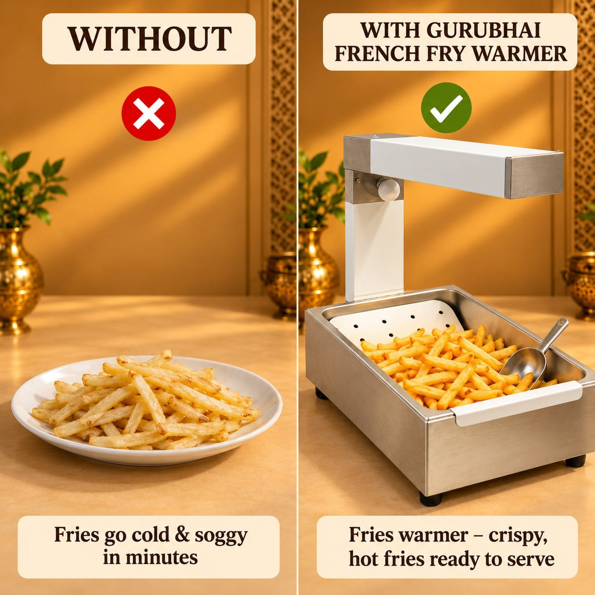 Gurubhai Equipments French Fry Warmer – Why Choose It