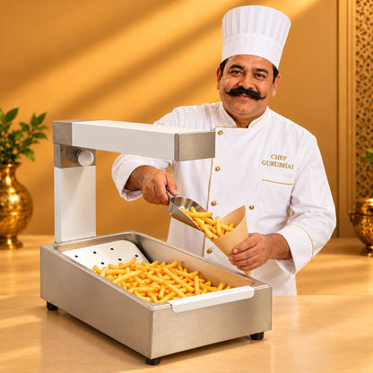 Gurubhai Equipments French Fry Warmer – Chef Gurubhai Demo