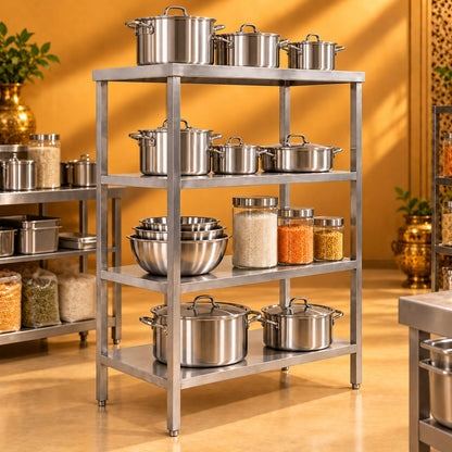 Gurubhai Equipments SS Rack – Real-Life Use