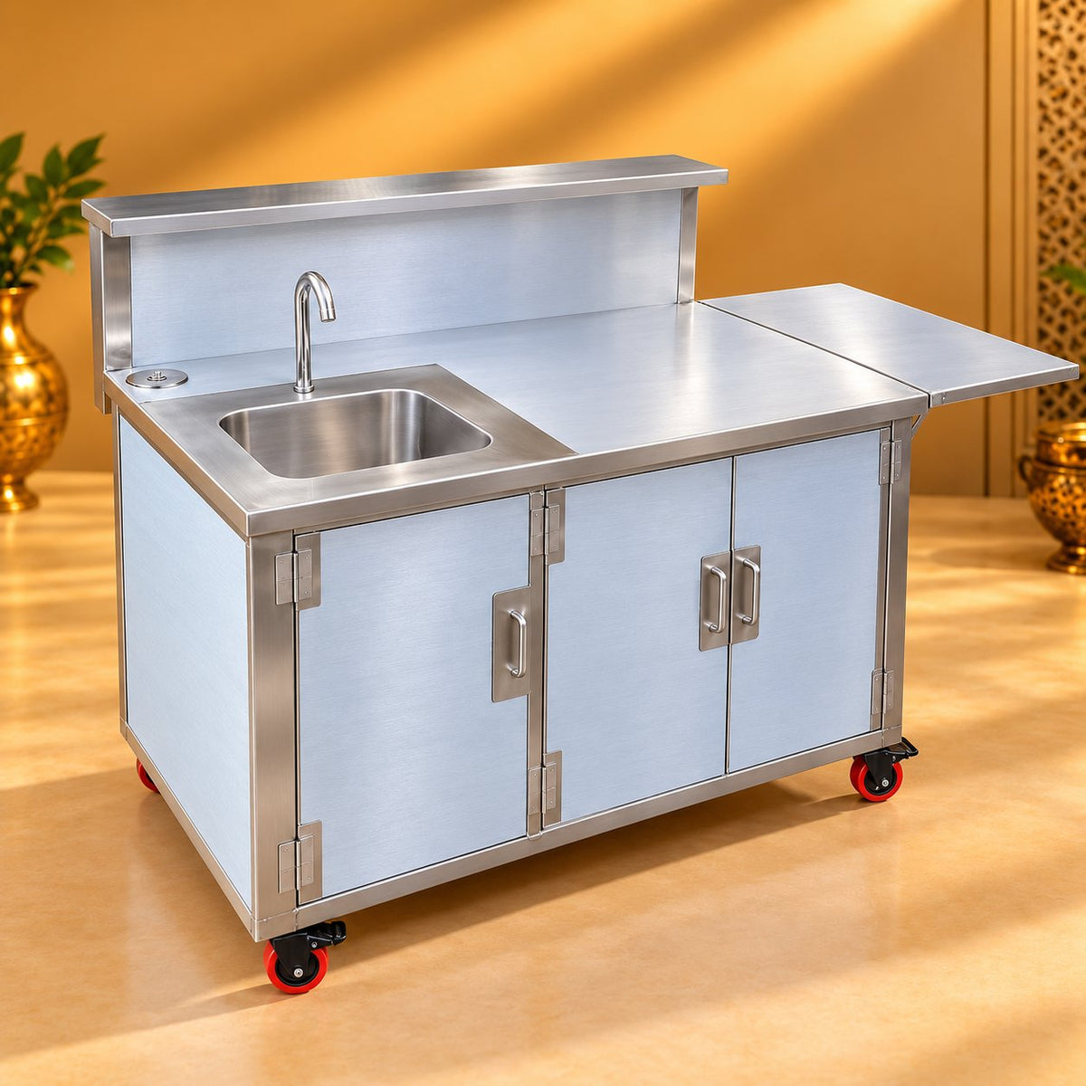 Gurubhai Equipments Soda Counter With Sink Unit – Hero View