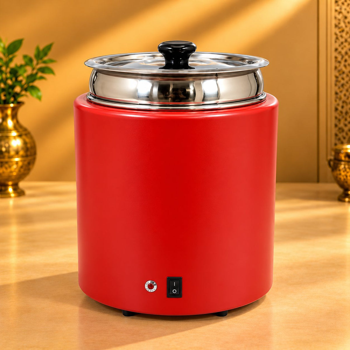 Gurubhai Equipments Soup Tureen - Red – Hero View