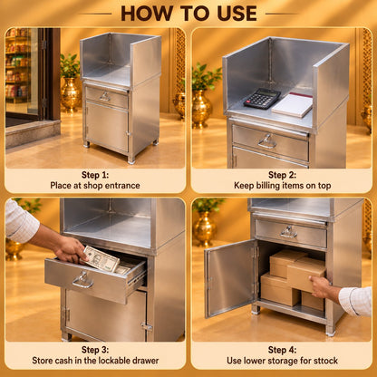 Gurubhai Equipments Cash Counter – How to Use