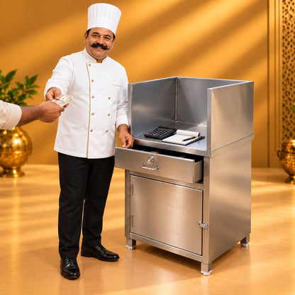 Gurubhai Equipments Cash Counter – Chef Gurubhai Demo