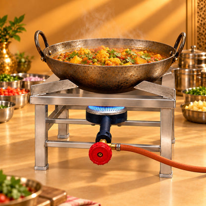 Gurubhai Equipments Square Catering Burner: 18 × 18 – Real-Life Use
