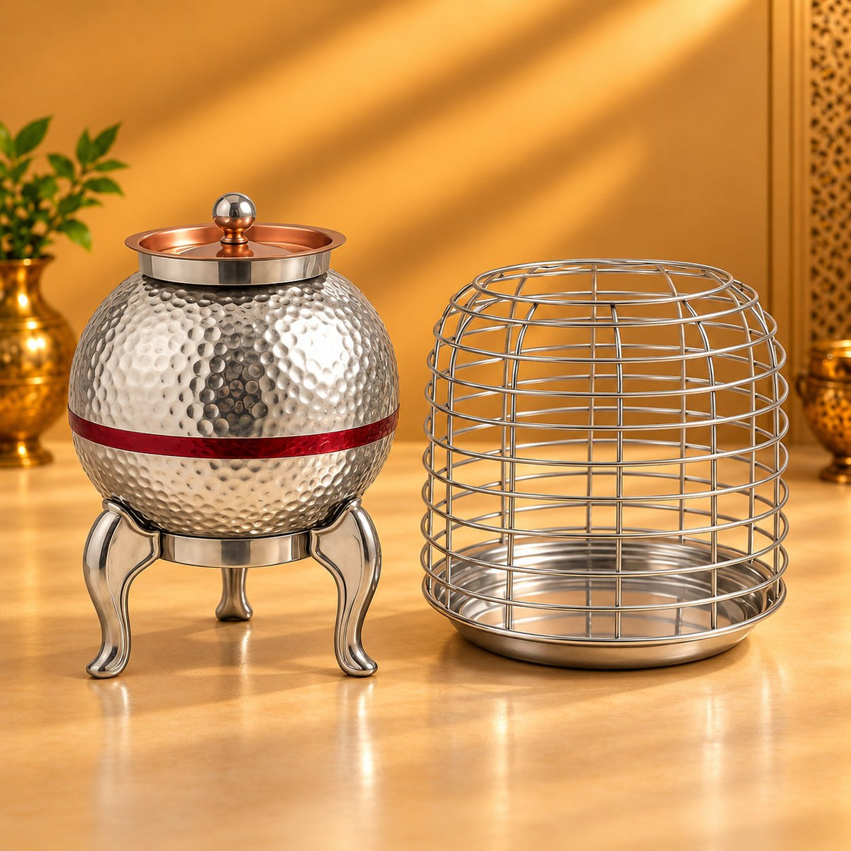 Gurubhai Equipments Single Matka + Puri Cage Setup – Hero View