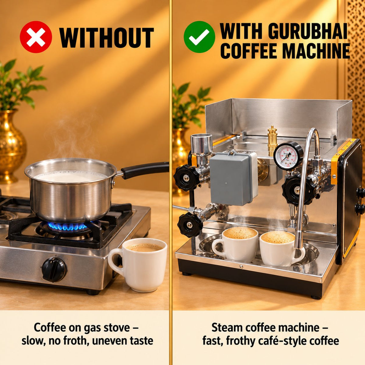 Gurubhai Equipments Coffee Commercial Machine 3.5 Litre – Why Choose It