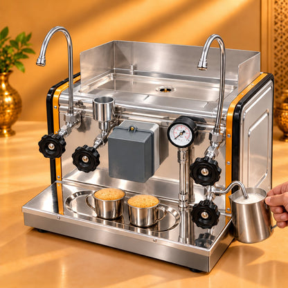 Gurubhai Equipments Coffee Commercial Machine 6.5 Litre – In Use