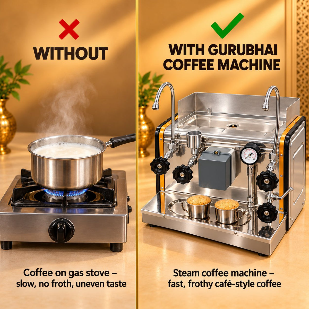 Gurubhai Equipments Coffee Commercial Machine 6.5 Litre – Why Choose It