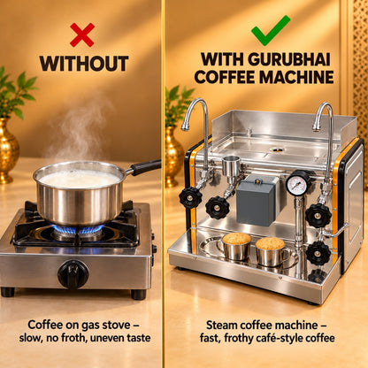 Gurubhai Equipments Coffee Commercial Machine 6.5 Litre – Why Choose It