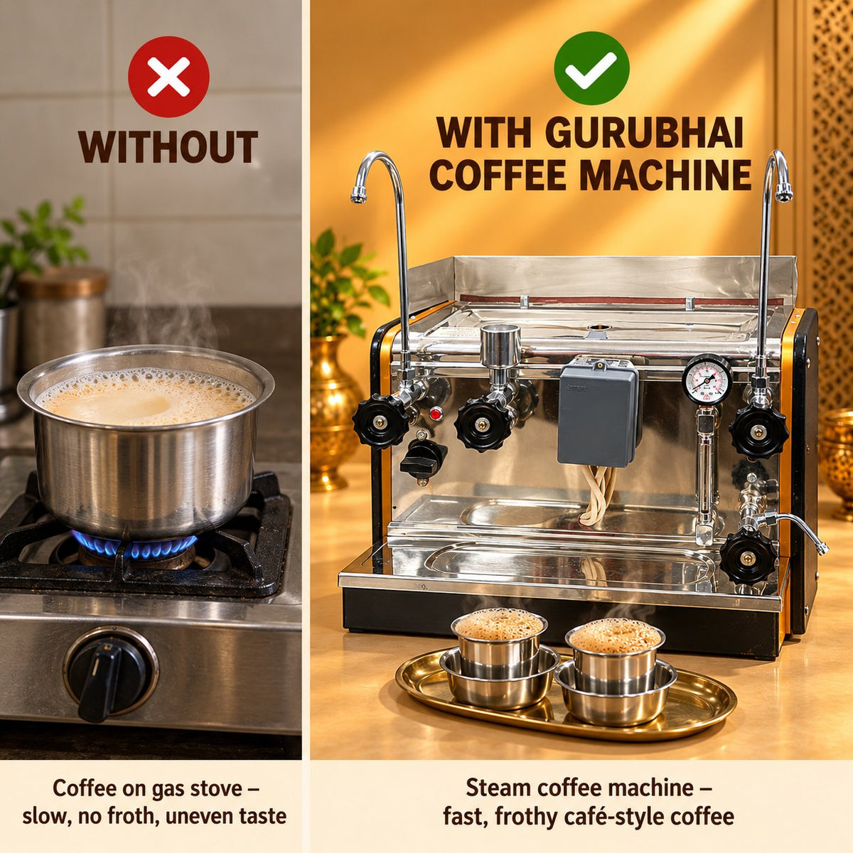 Gurubhai Equipments Coffee Commercial Machine 8.5 Litre – Why Choose It