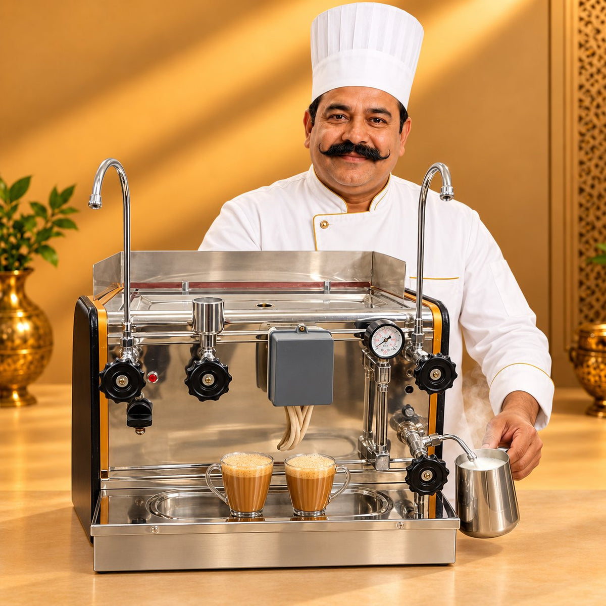 Gurubhai Equipments Coffee Commercial Machine 8.5 Litre – Chef Gurubhai Demo