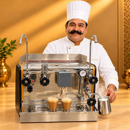 Gurubhai Equipments Coffee Commercial Machine 8.5 Litre – Chef Gurubhai Demo